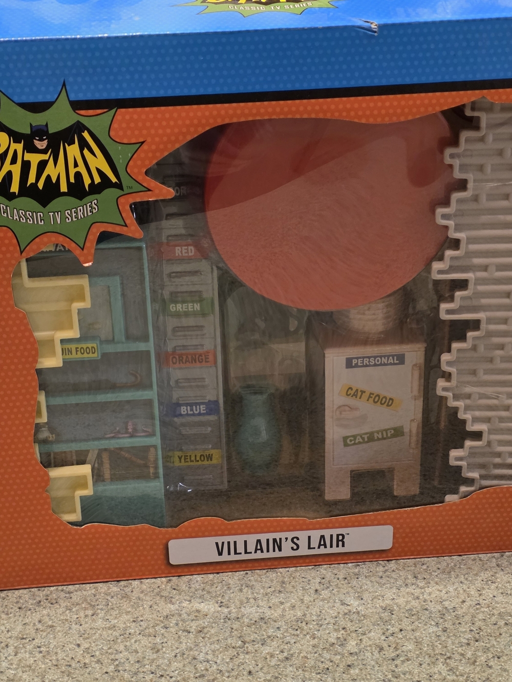 Batman Villain's Lair Playset – Orange and Red